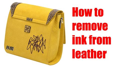 how to get pen off a fake leather bag|remove pen from leather chair.